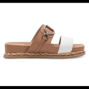 Dolce Vita- Genevo Leopard Calf- Hair Platform Slides